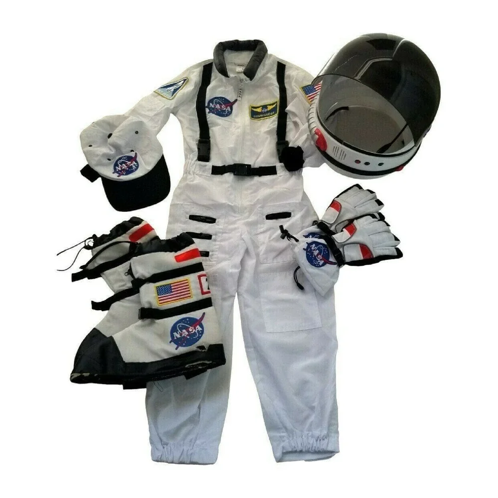 NASA Astronaut W/ Sound Activated Helmet | Complete Costume | 6-8 Years